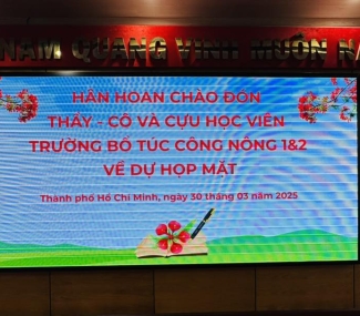 HỌP KỈ NIỆM 50 NĂM THÀNH LẬP TRƯỜNG BỔ TÚC CÔNG NÔNG. (1975- 2025) (Tại Bảo Tàng Phụ Nữ Nam Bộ Q3) 30/3/2025
