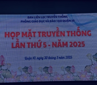 HỌP MẶT TRUYỀN THỐNG CỰU CÁN BỘ - CHUYÊN VIÊN P. GIÁO DỤC - ĐÀO TẠO.Q10 28-03-2025 Sảnh Hoà Bình Q10