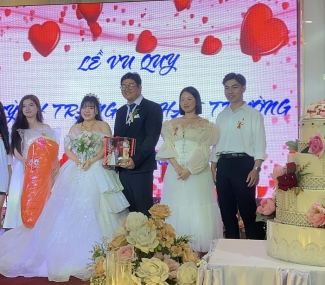 HAPPY WEDDING HUỲNH TRANG NHẬT TRƯỜNG Sảnh SUNFLOWER Ngày 22/12/2024