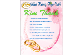 THỰC ĐƠN CHỌN MÓN 2025 MỚI NHẤT TẠI NHTC KIM THANH